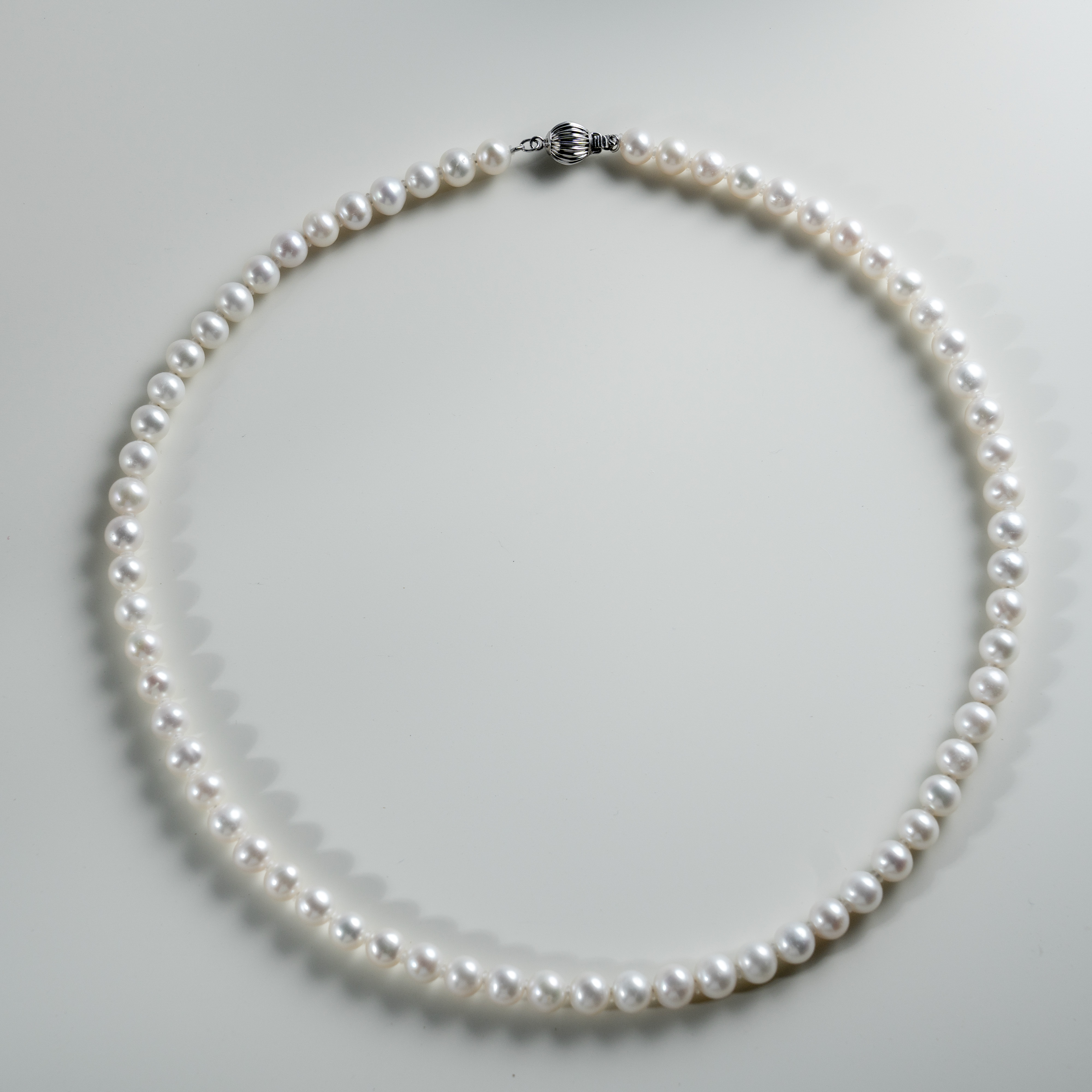 【理理专属】淡水无核珍珠灯笼扣经典高级感珍珠项链6-7mm