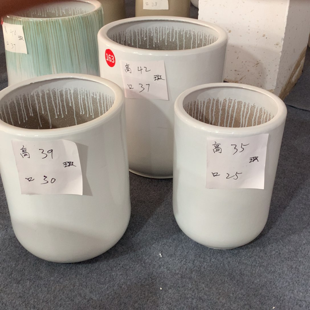 高温陶瓷花盆微瑕