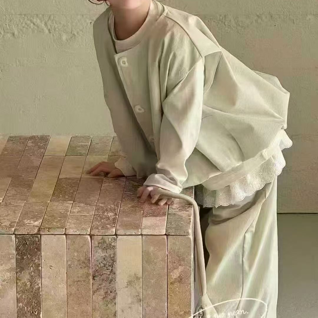 20251中童春秋款女童三件套