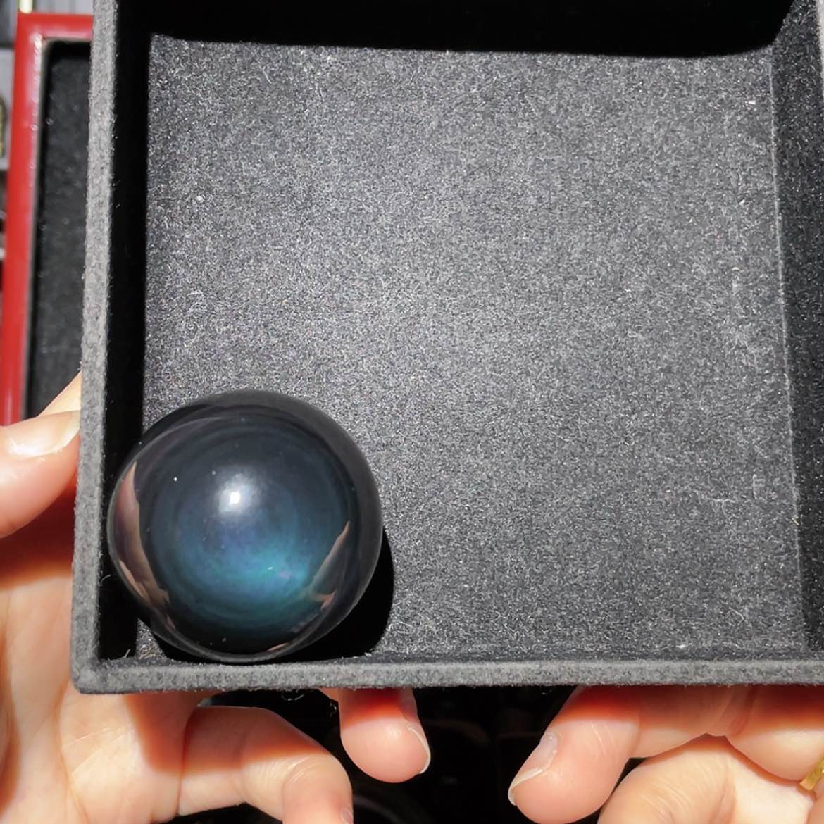 【闪购商品】未镶嵌黑曜岩珠宝奇石霏****