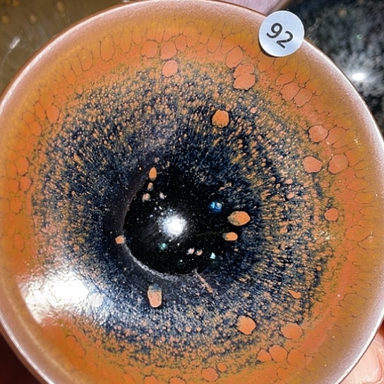 茶盏龙窑柴烧斗笠器型9.2口径