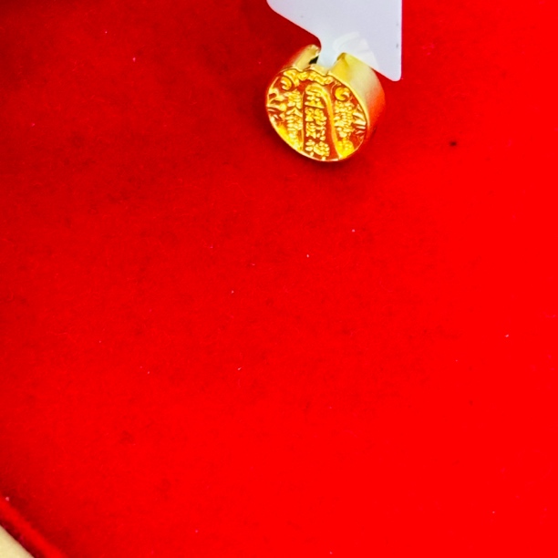 【莹莹专享】足金999饰品 财神圆牌吊坠 GP 0.45