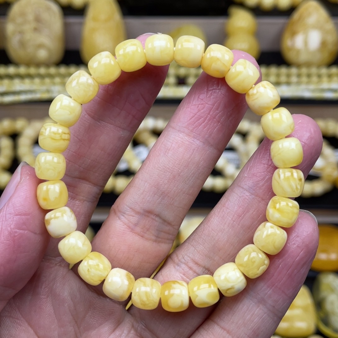 琥珀裸石未镶嵌琥珀蜜蜡