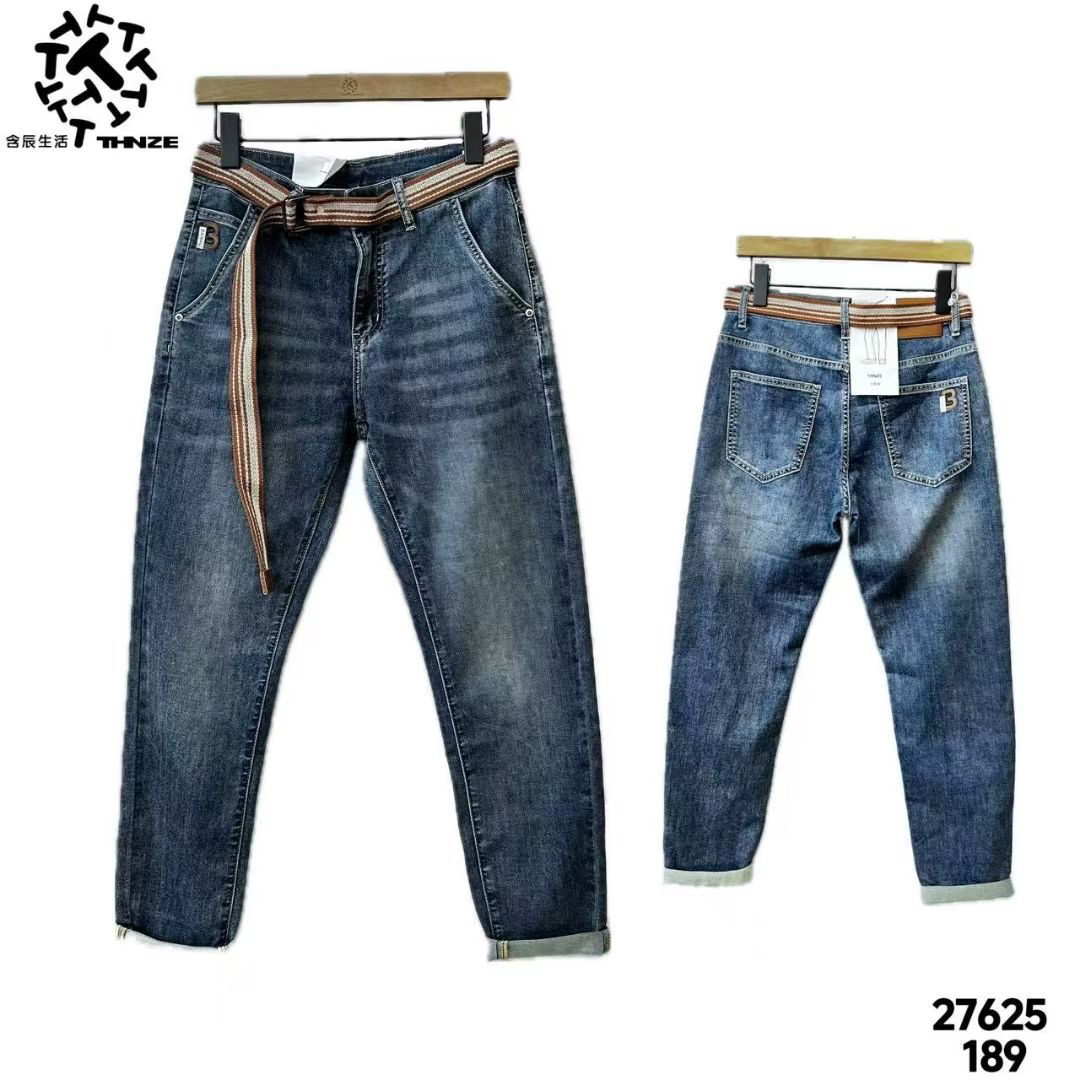 含辰生活夏季男士新款潮流高弹力牛仔裤27625
