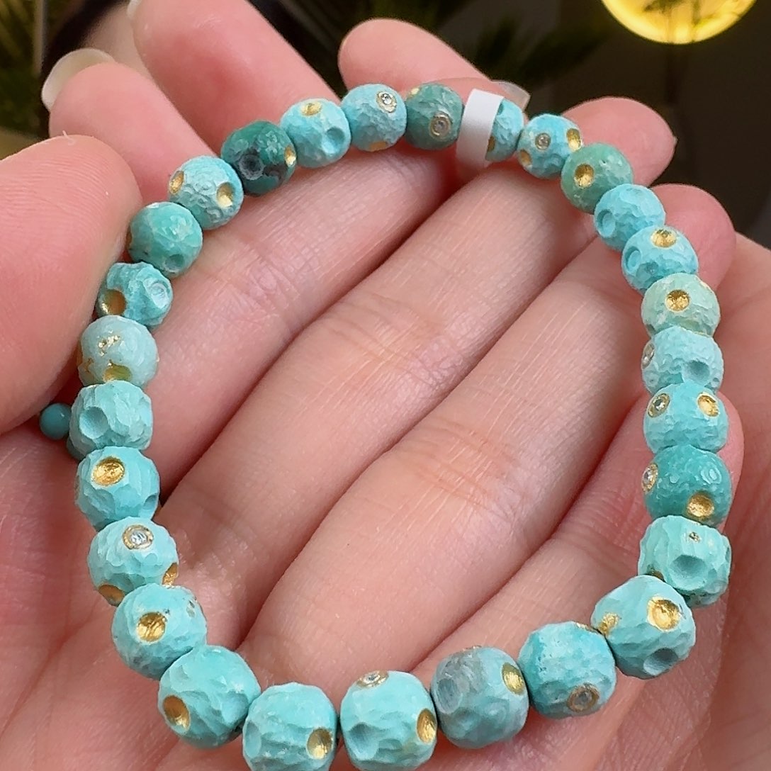 绿松石珠宝奇石未镶嵌