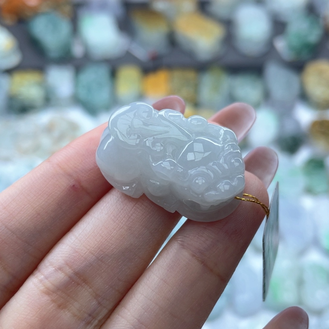 颈饰未镶嵌翡翠貔貅16