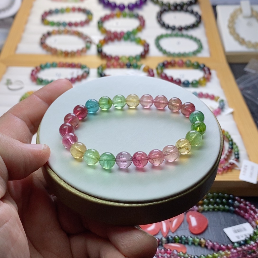 碧玺碧玺手链未镶嵌