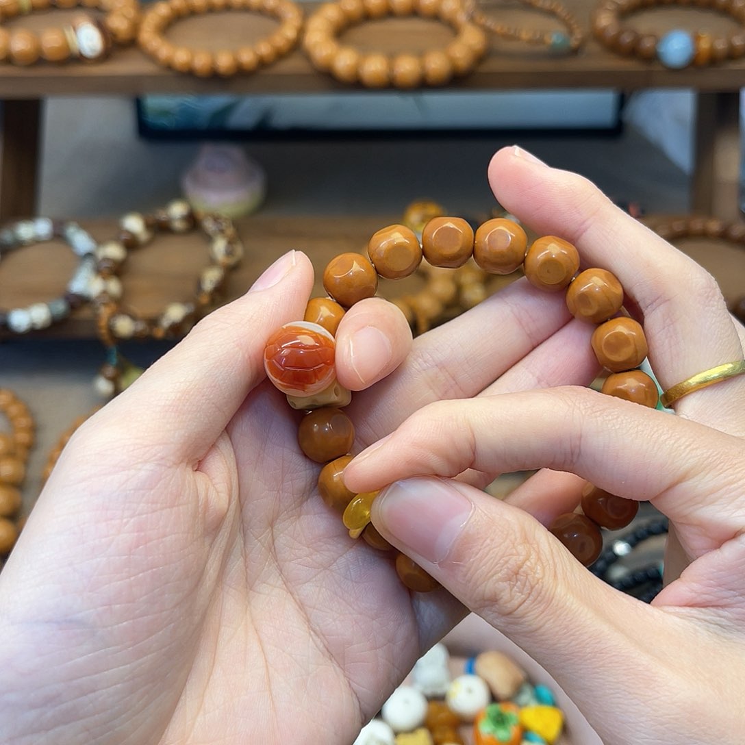 猴头核桃手串王*力搭配富甲