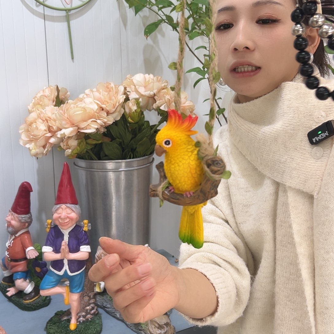 花园摆件红红火火