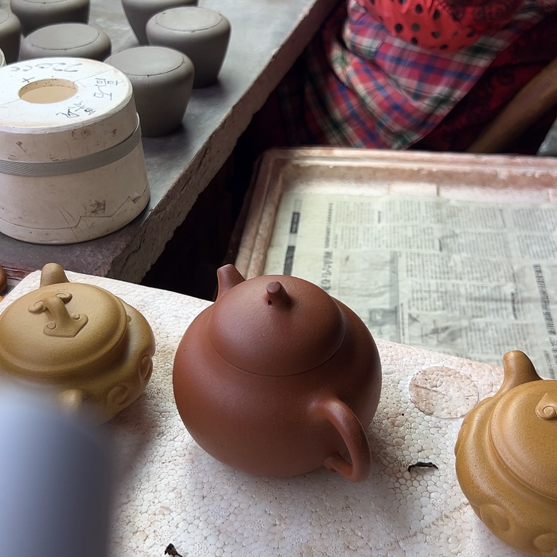 8***7紫砂茶壶将破泥茄瓜