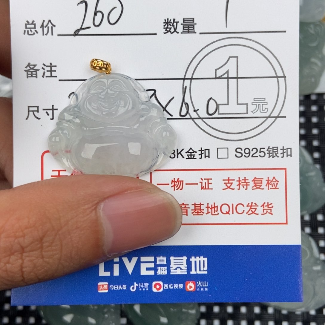 翡翠颈饰未镶嵌宜****?吊坠