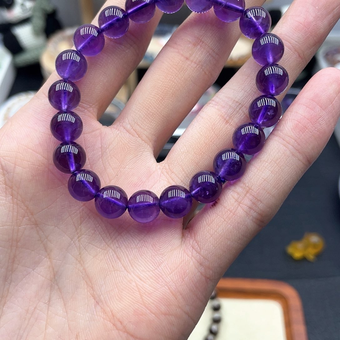 水晶手链未镶嵌紫水晶