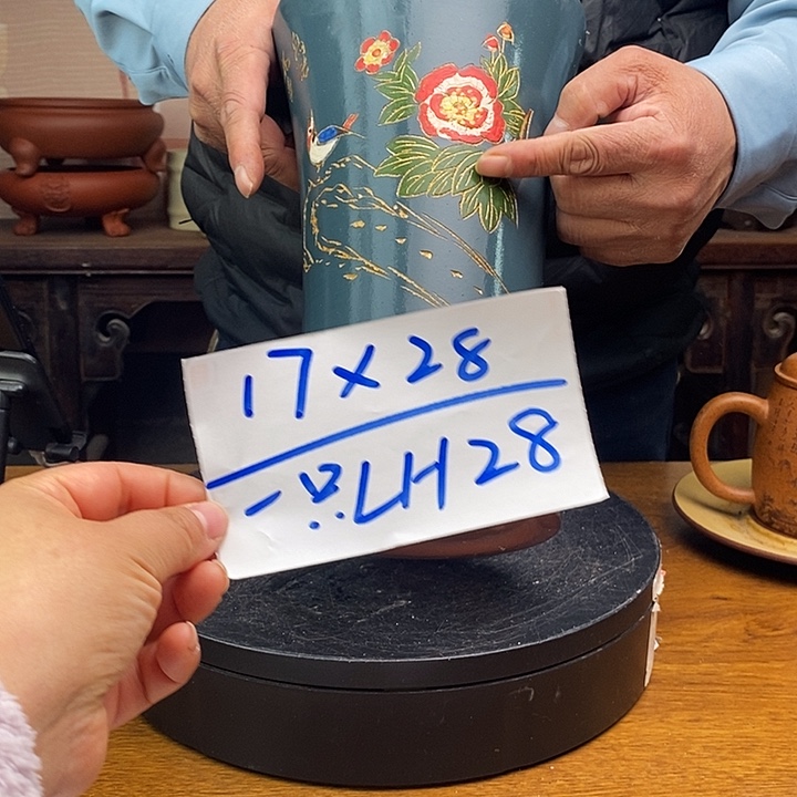 紫砂花盆货号一只LH28