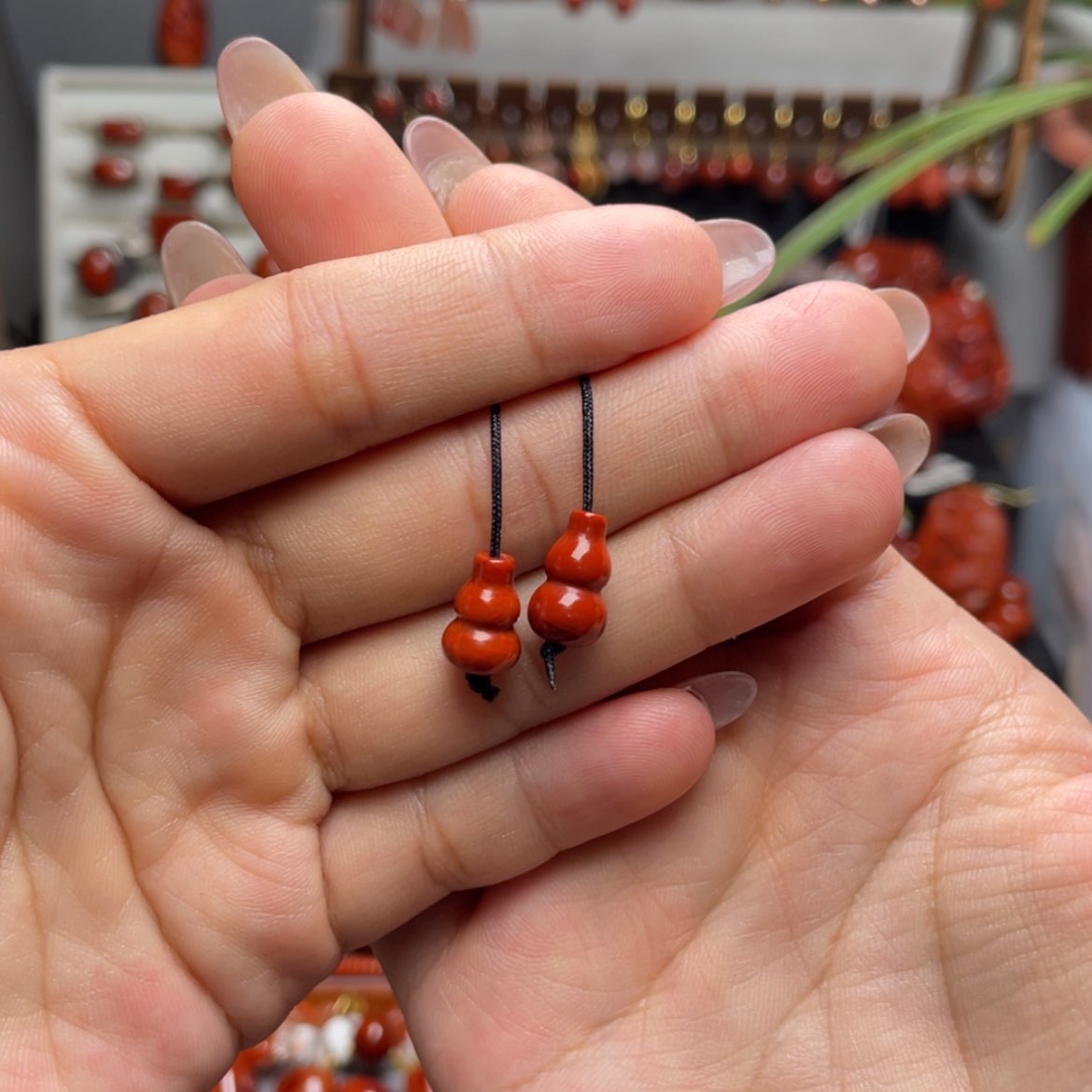 【闪购商品】南红玛瑙火焰纹葫芦弟子珠未镶嵌马*生