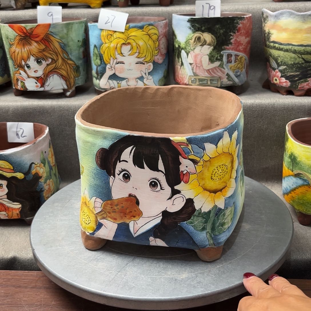 紫砂花盆方盆福利