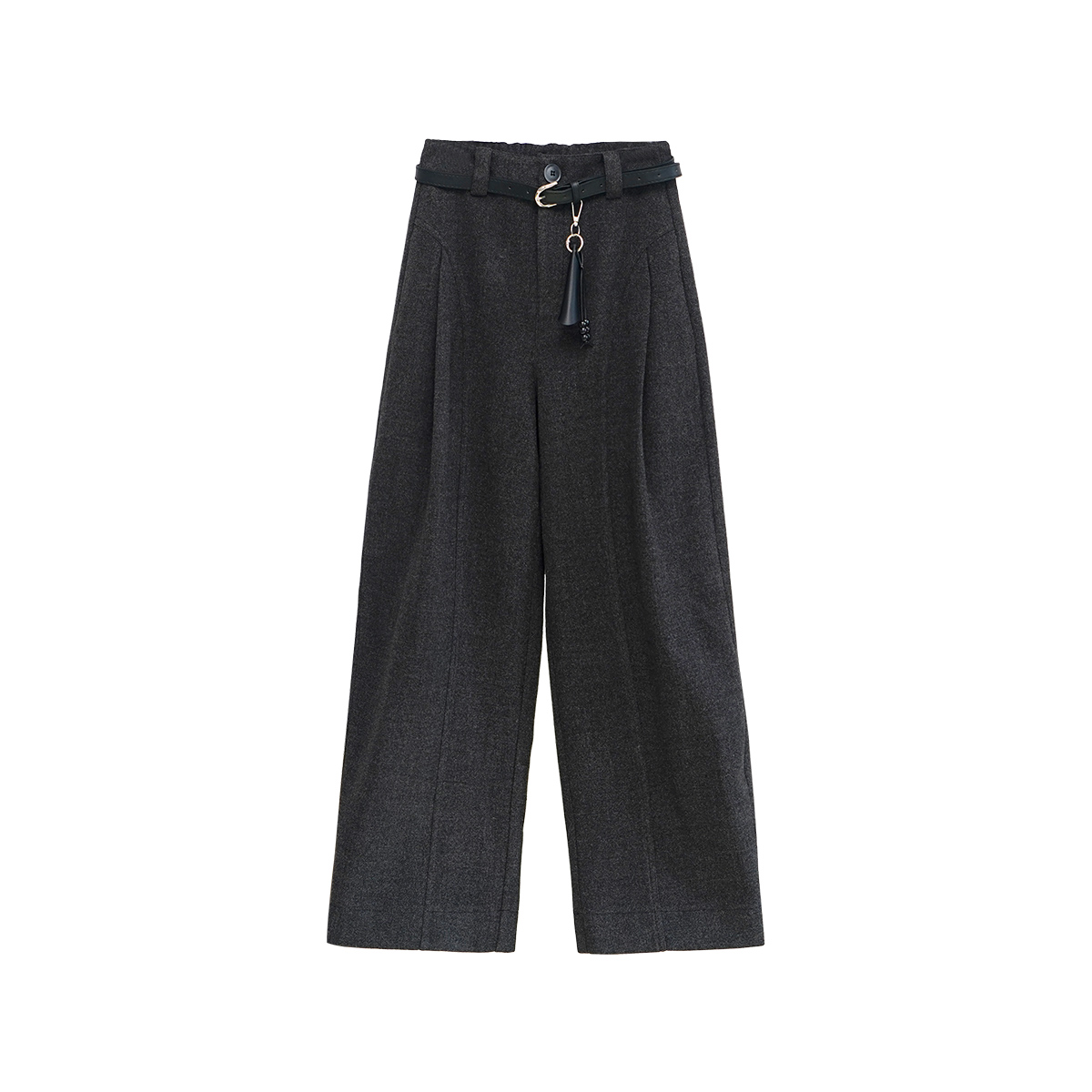 阔腿裤休闲裤小个子微胖阔腿裤百搭休闲秋冬简约针织OP-302