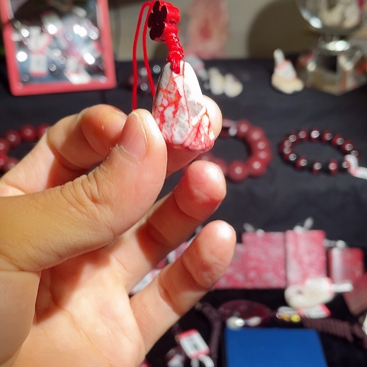 天然辰砂朱砂手机链