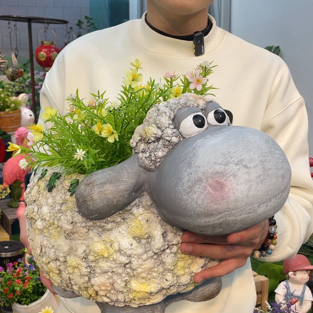 红陶花园庭院摆件