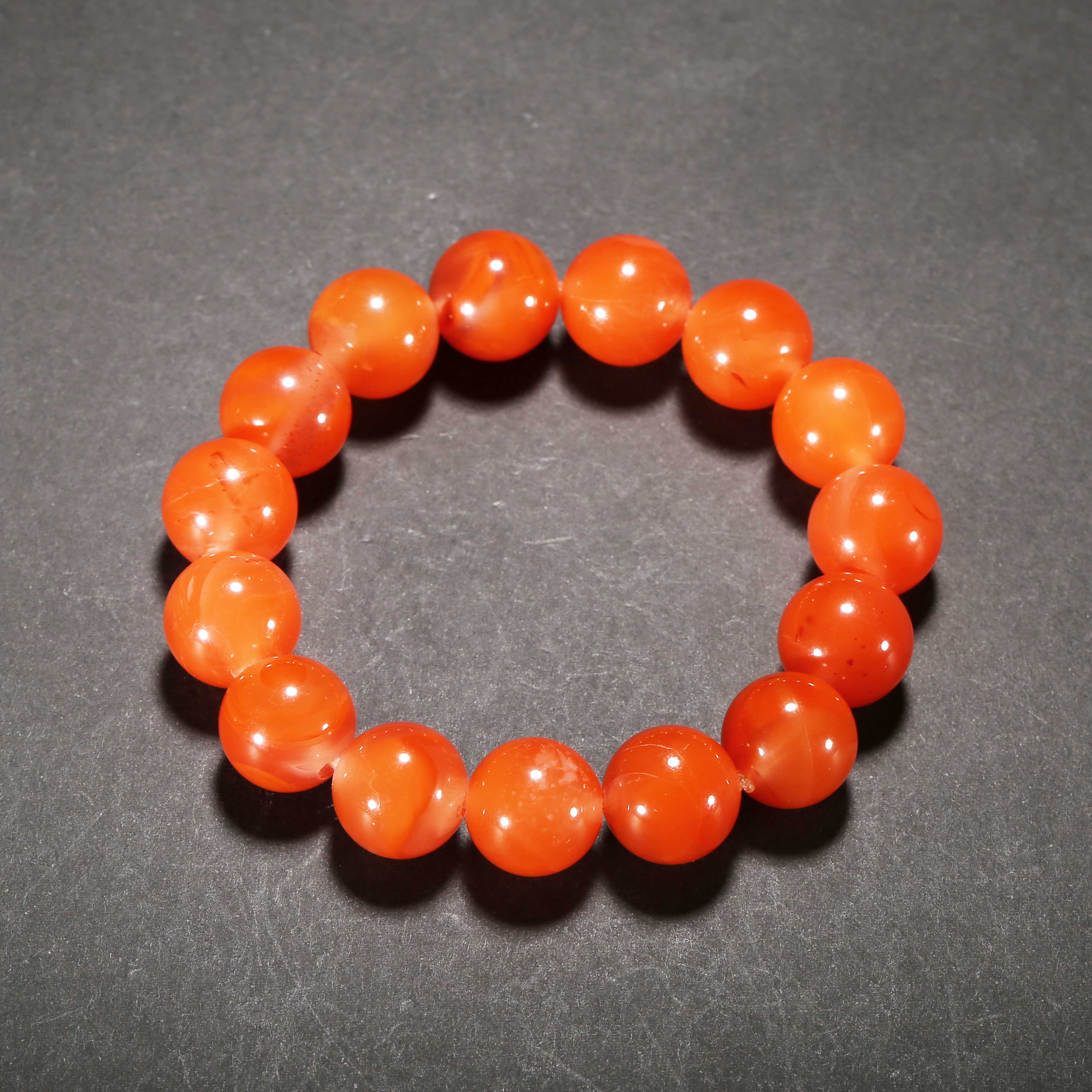 二十世纪*南红玛瑙手串/JZP25082303/玛瑙【北京文博】