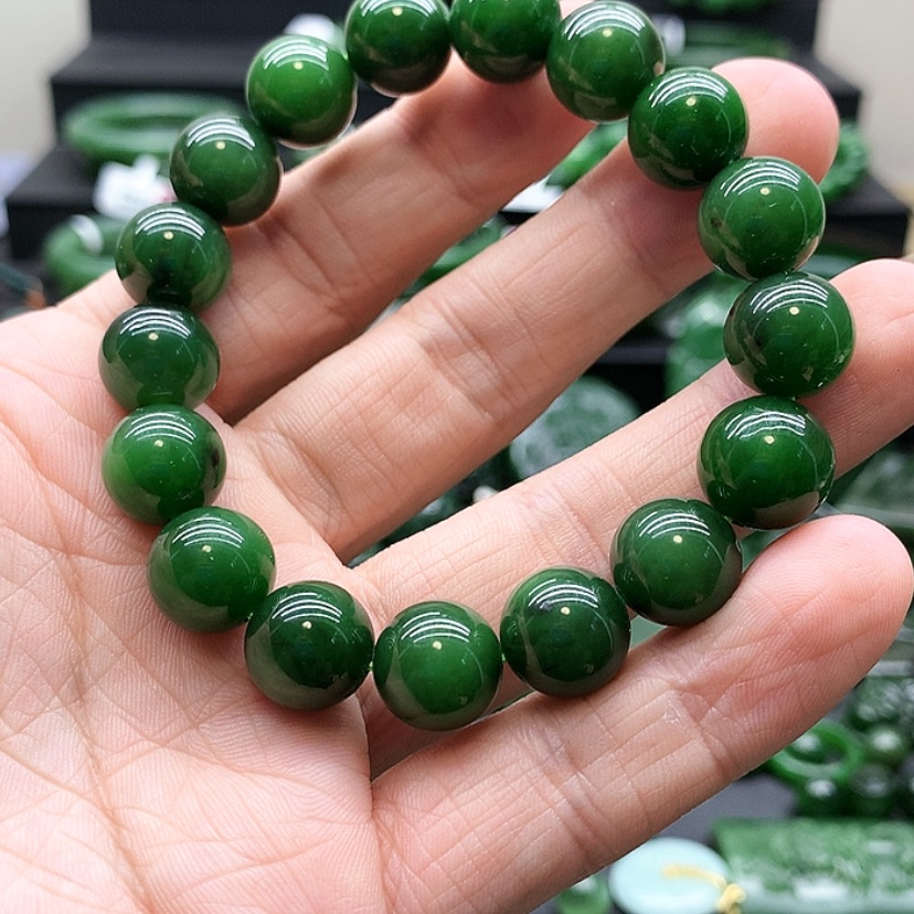 【闪购商品】和田玉（碧玉）手链未镶嵌