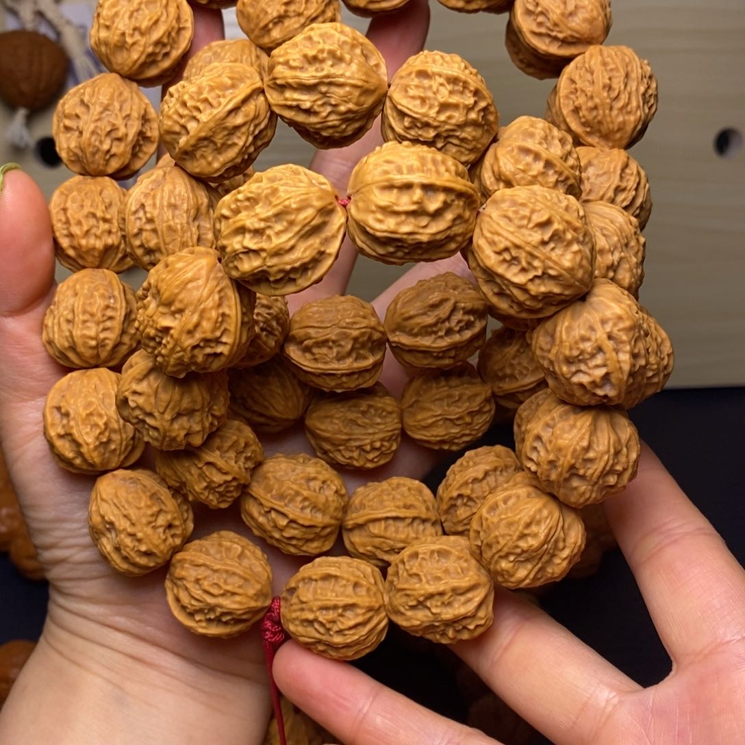 文玩核桃手串金蟾脖挂