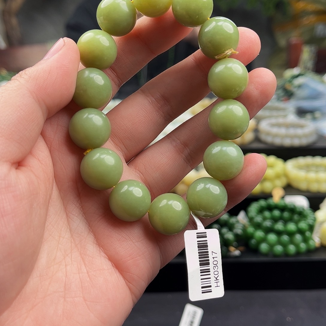 和田玉手串未镶嵌