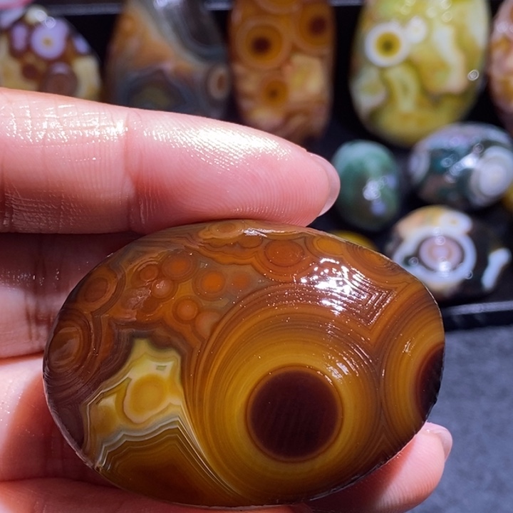 玛瑙/玉髓未镶嵌吊坠(不含链)140