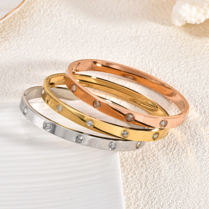 钛钢手镯 经典手镯百搭时尚简约气质轻奢小众手镯