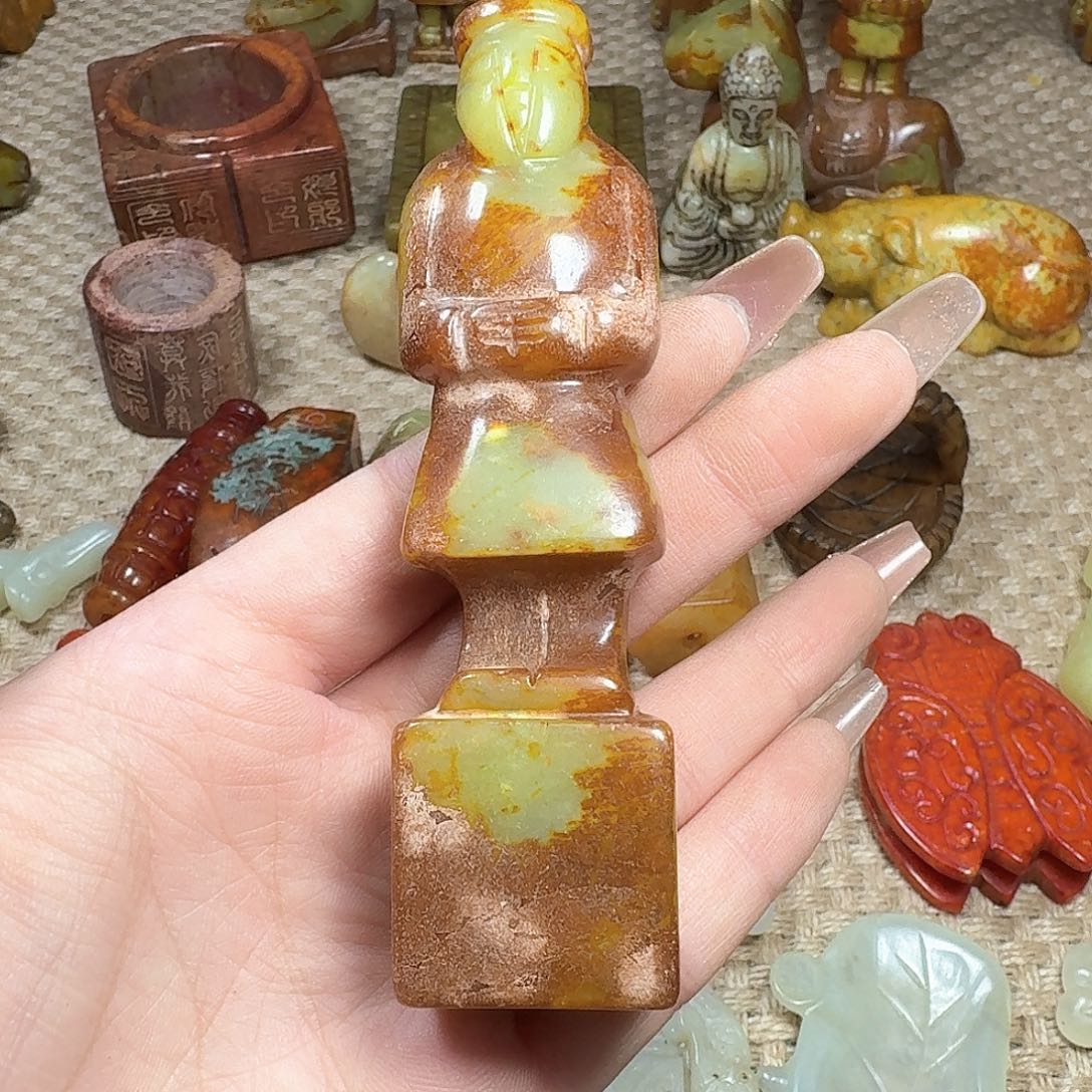 白玉菩提吊坠挂件