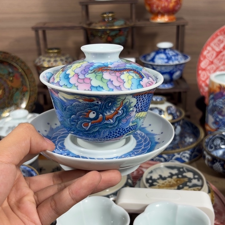 森***林景德镇手工手绘陶瓷