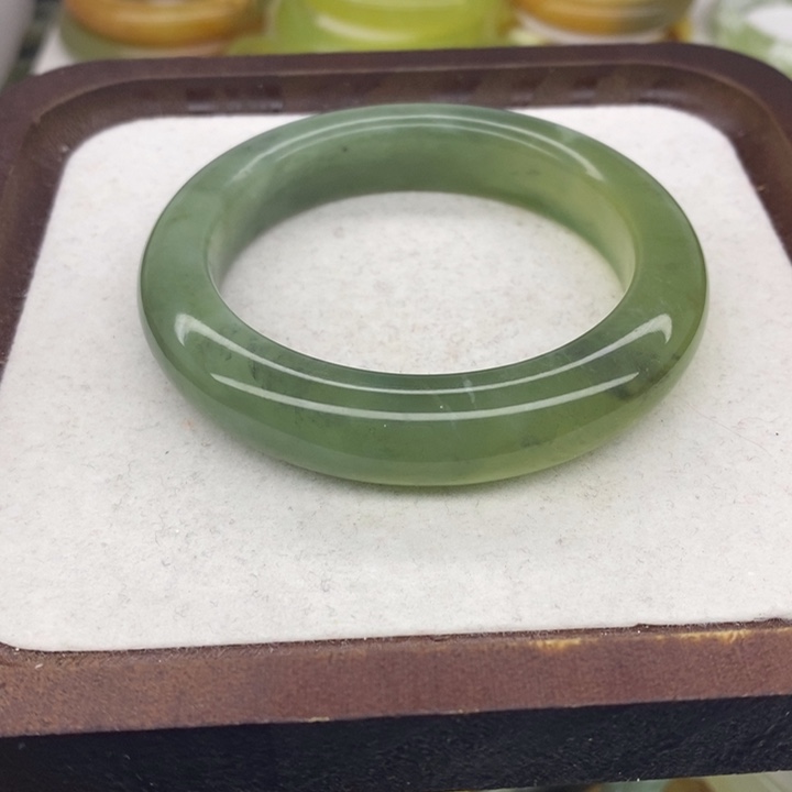 蛇纹石玉合金手镯58.5