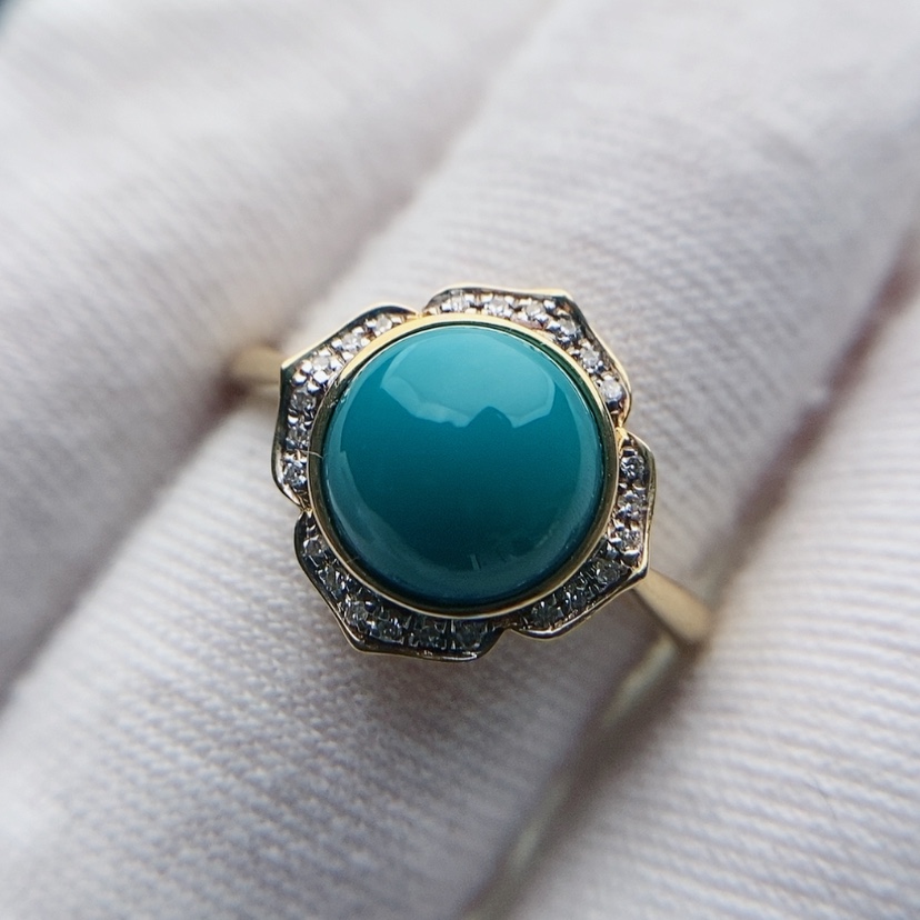 【闪购商品】绿松石配饰18K金镶嵌