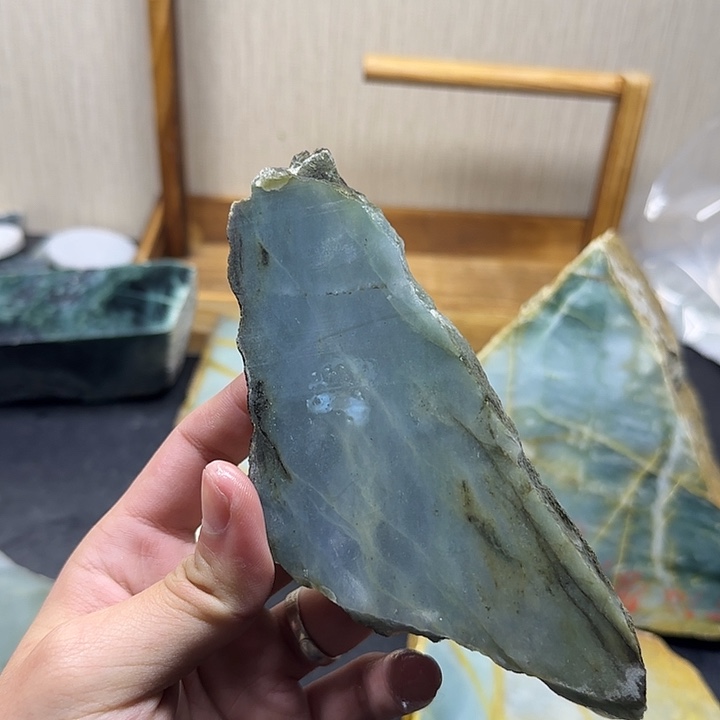 程***生翡翠未镶嵌颈饰纯天然缅甸翡翠