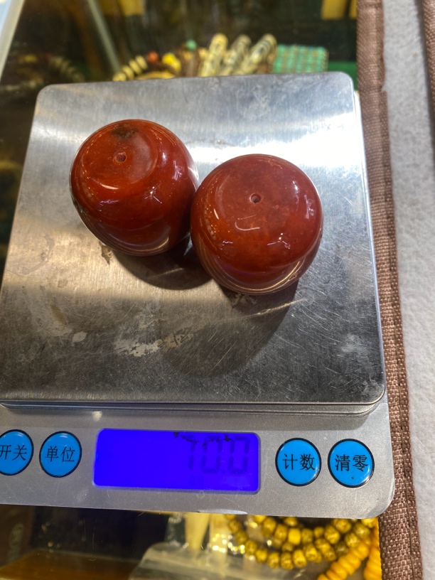 非金属亚克力手链 配饰一对重量70克