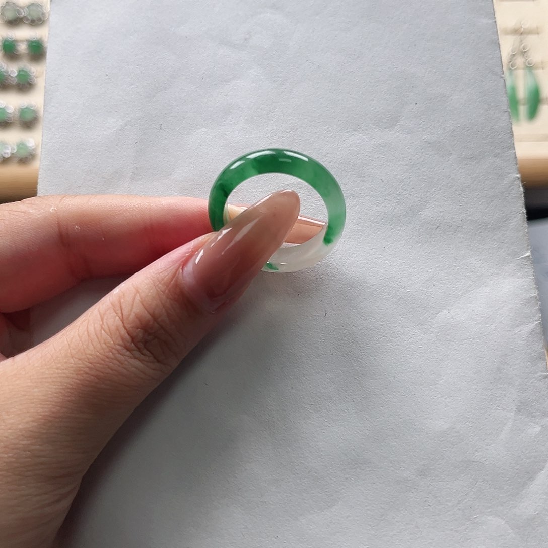 石英质玉未镶嵌戒圈