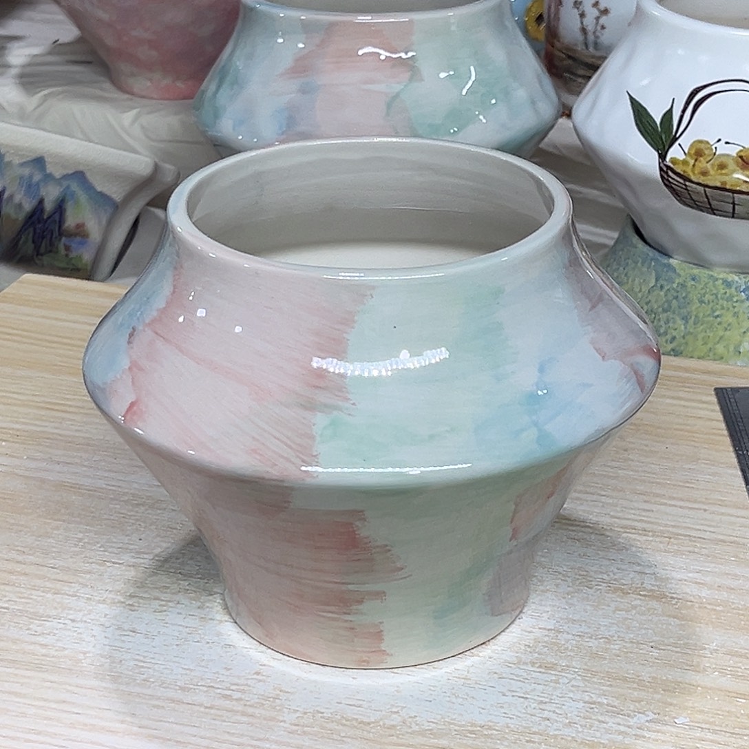 陶瓷绿植多肉微瑕花盆外口径：11*14