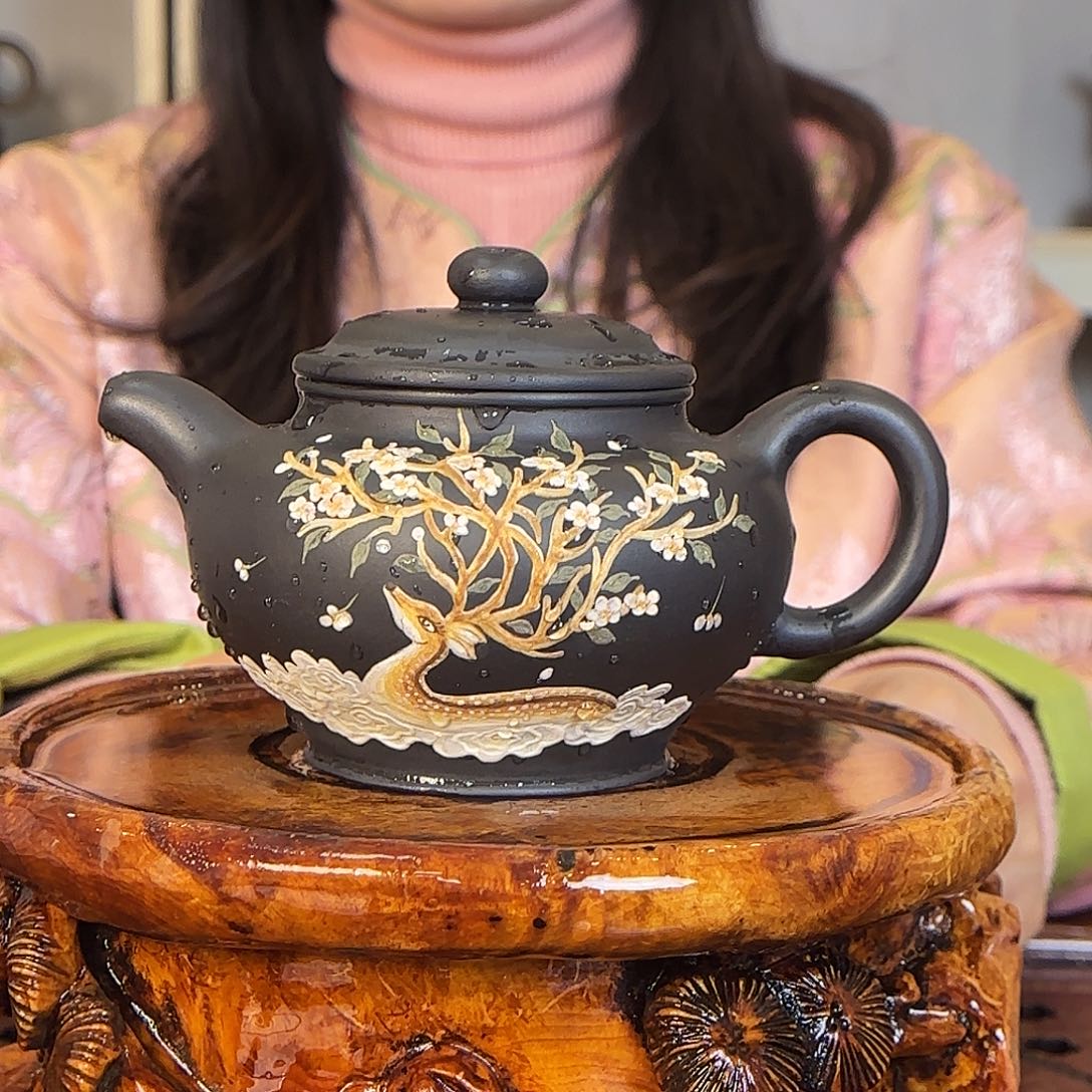 紫砂茶壶江亭亭老师400cc