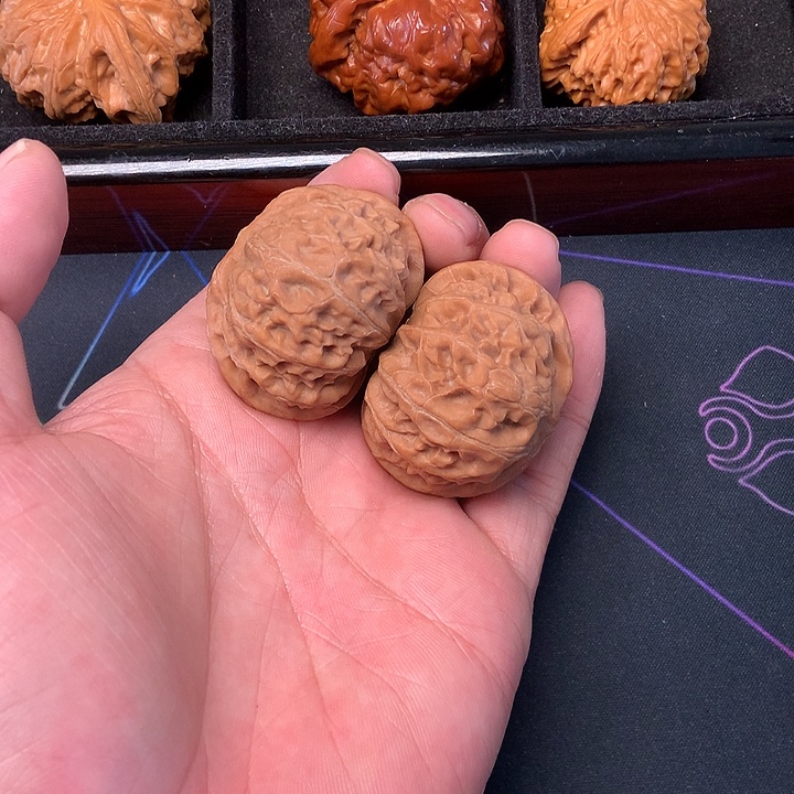 吊坠文玩核桃A2宫灯柿饼全品无修