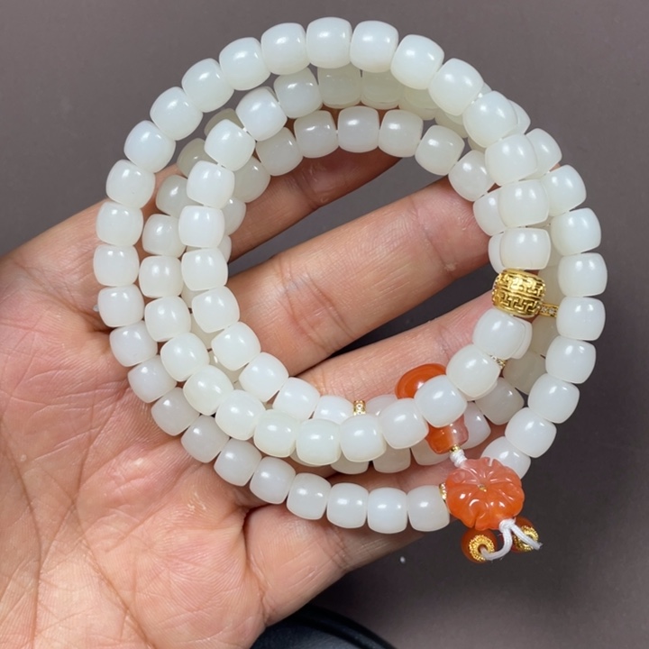 和田玉颈饰未镶嵌A**泽