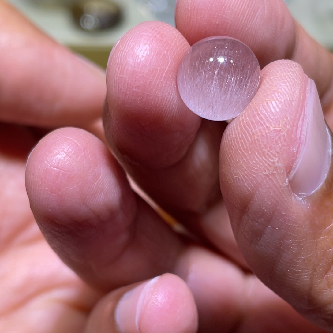 水晶未镶嵌珠宝半成品