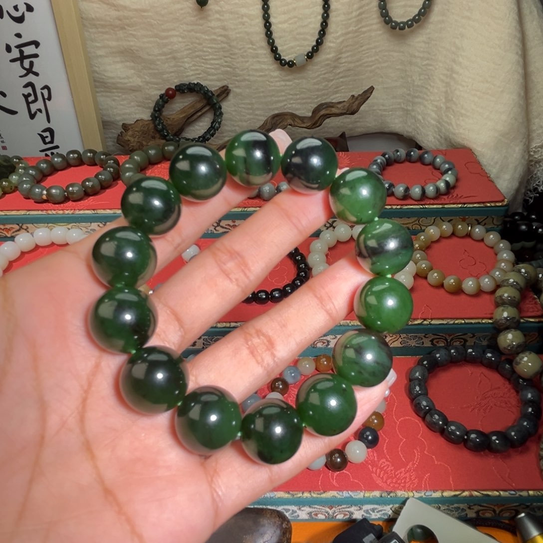 和田玉手链未镶嵌