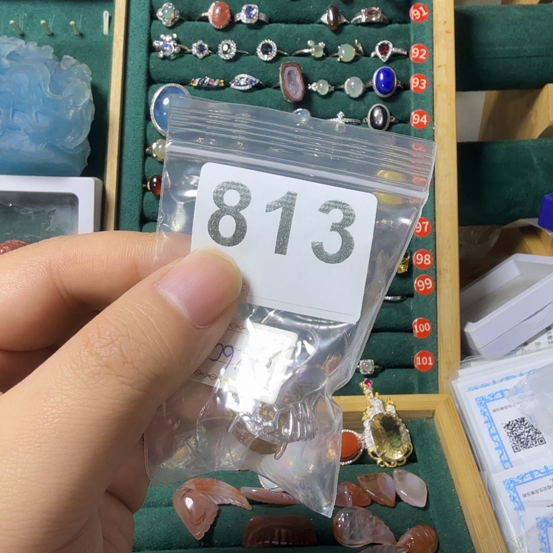晚***情戒指银S925镶嵌黄晶