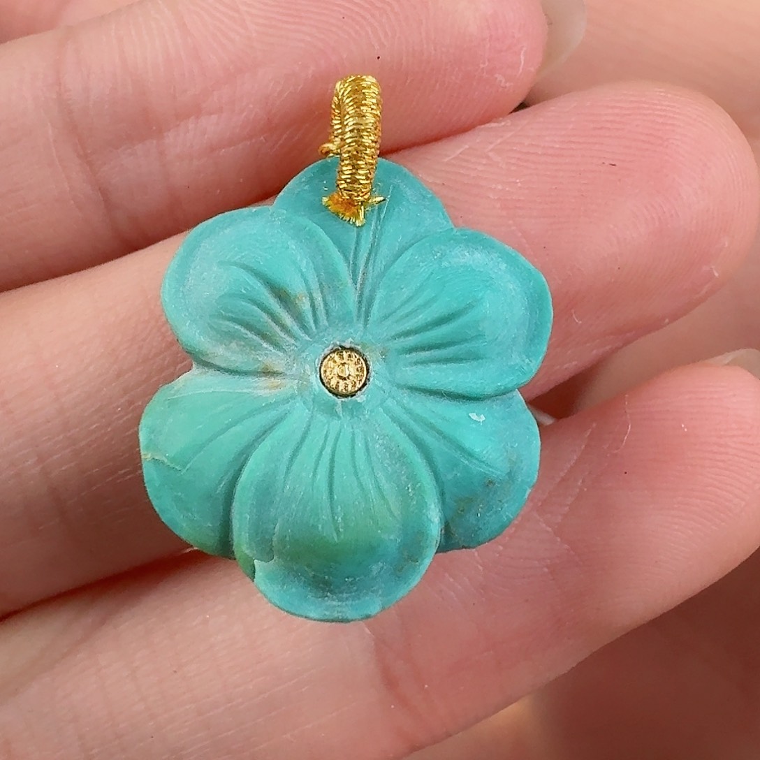 绿松石珠宝奇石未镶嵌