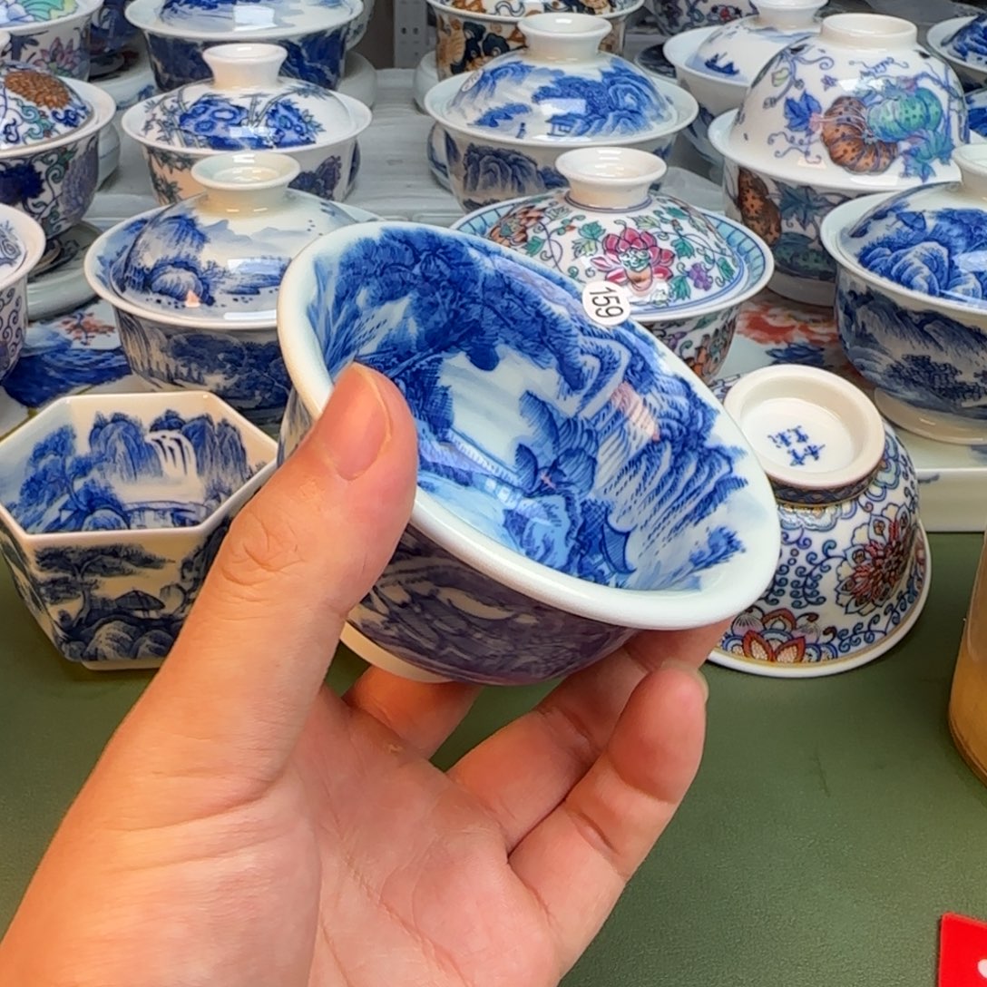 彦祖纯手工手绘茶具159