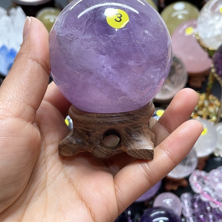 水晶紫水晶卡6.6A210未镶嵌