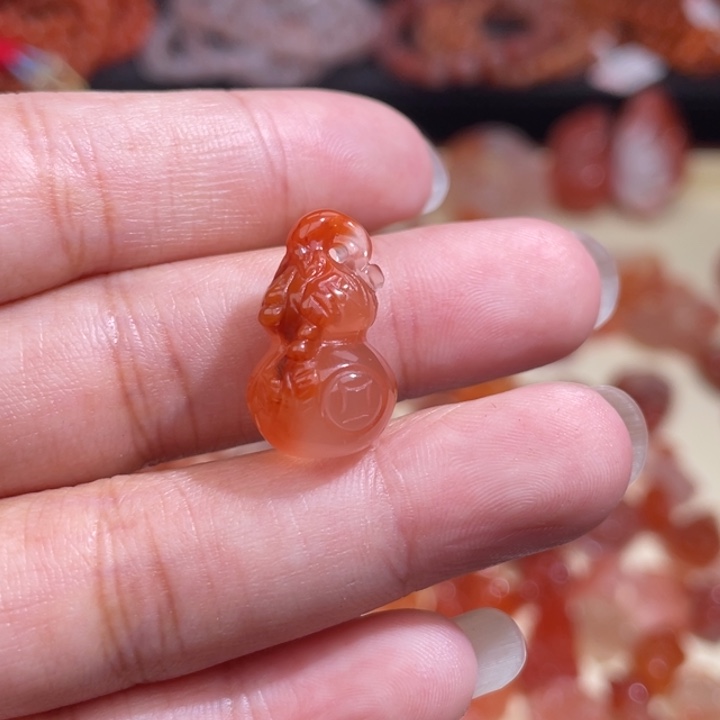 南红玛瑙葫芦未镶嵌674