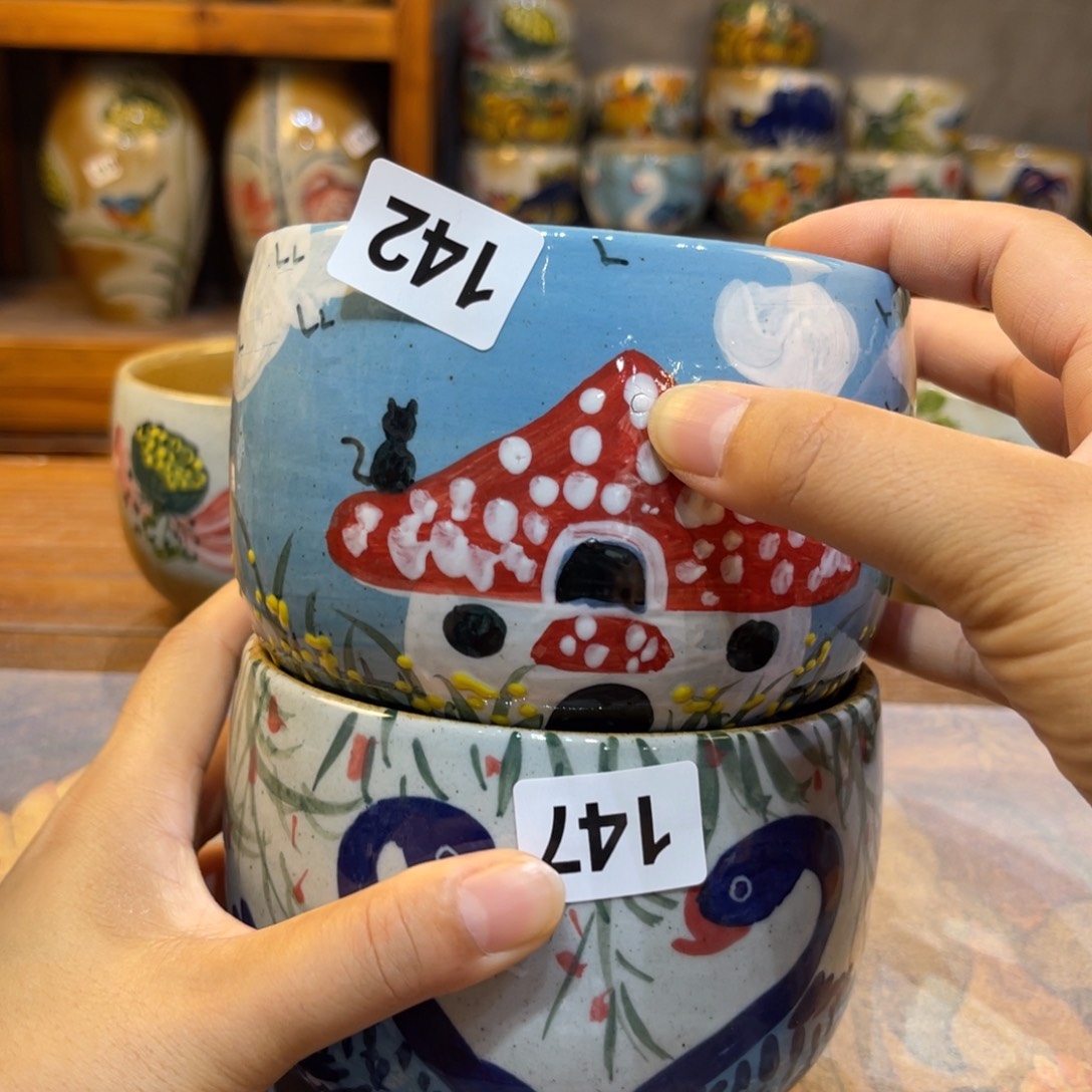 用***6瓷片景德镇手工制作