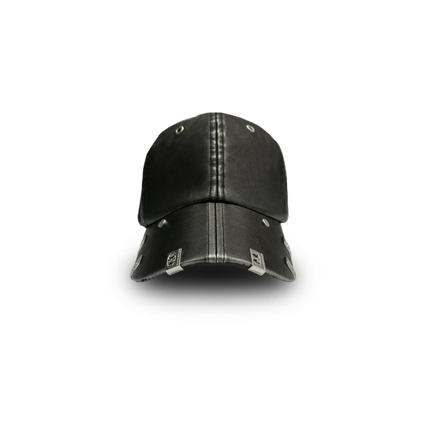 【DoubleCheck】PANQ 2026SS PIN-ATTACHED LEATHER CAPS弯檐帽