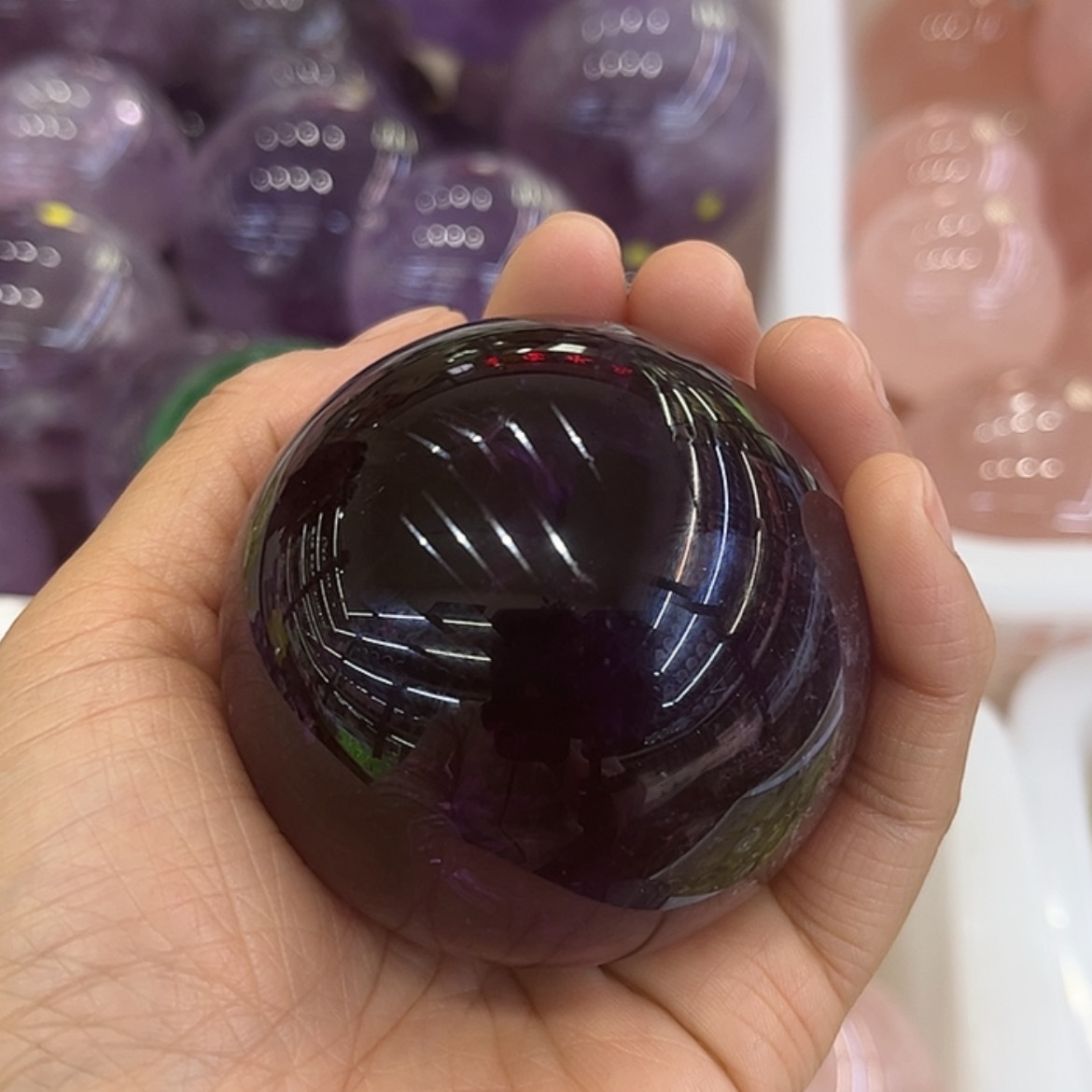 【闪购商品】水晶摆件球未镶嵌