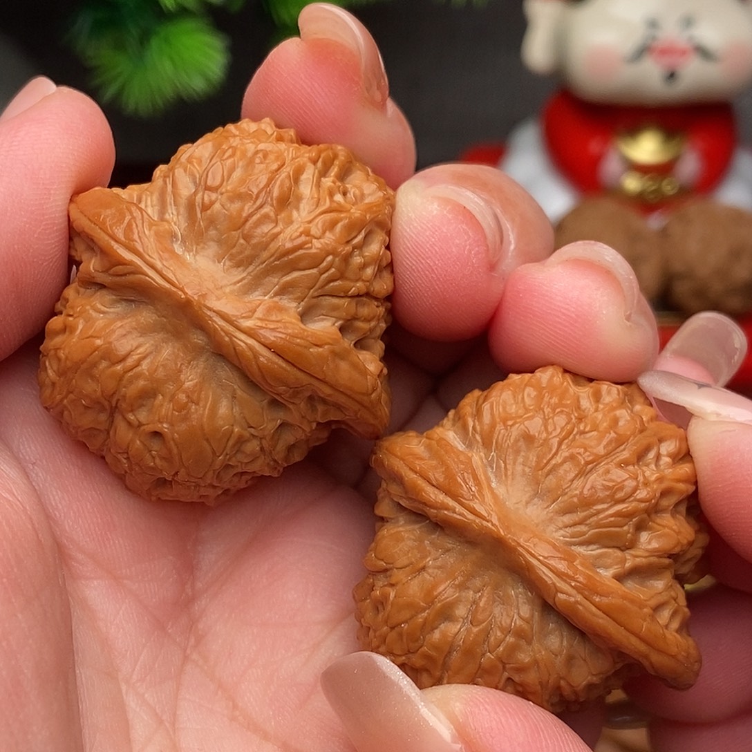 文玩核桃把件36.8全品绝配血麒麟